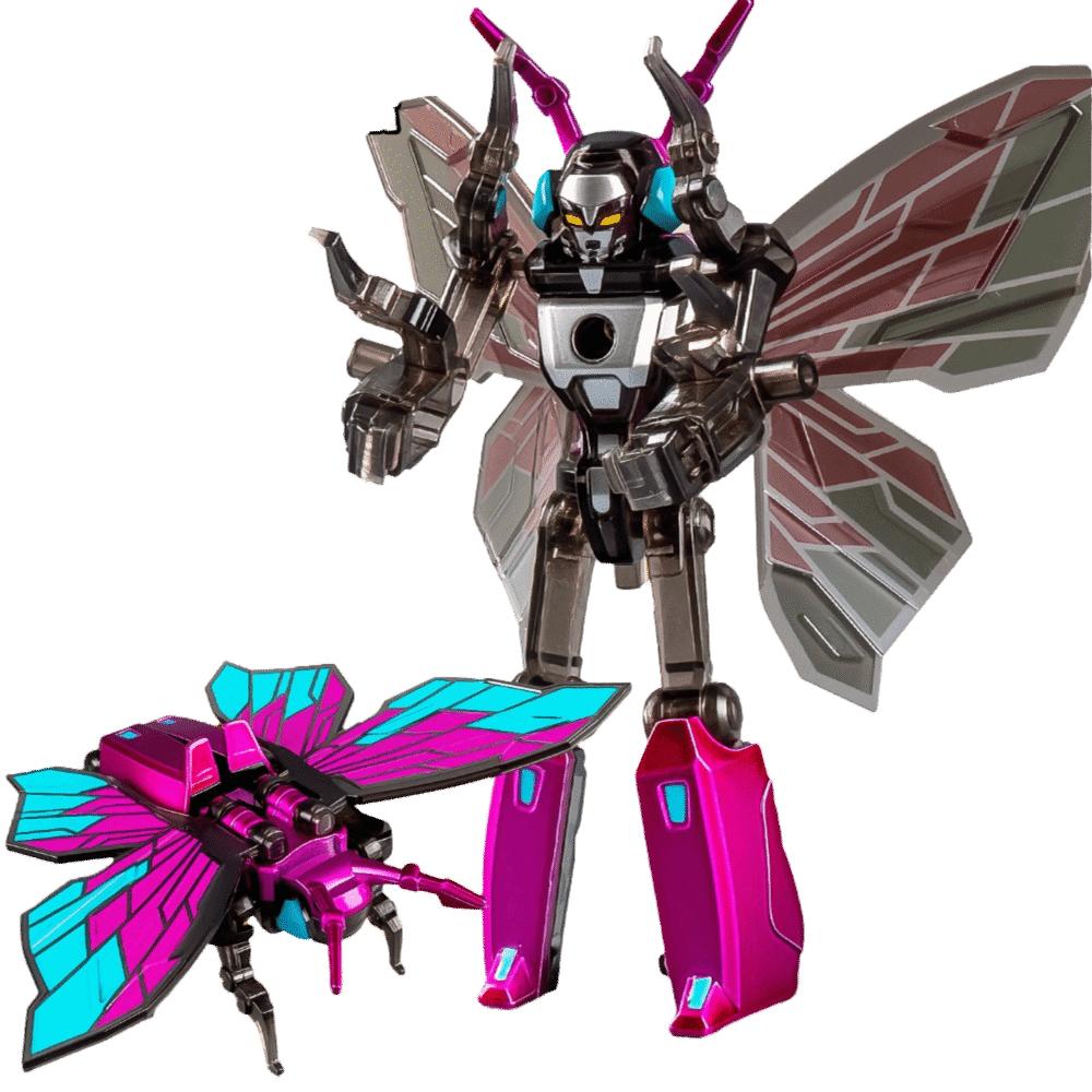 2-in-1 Design Insect Transformer Mecha Toy Double Combination Action Figure Kids Play