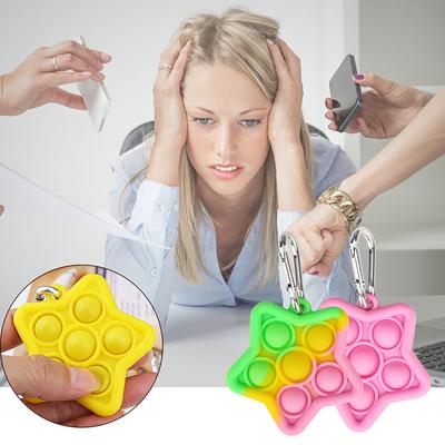 Силиконовые сенсорные игрушки Folulus Push Bubble подходят для снятия стресса у детей