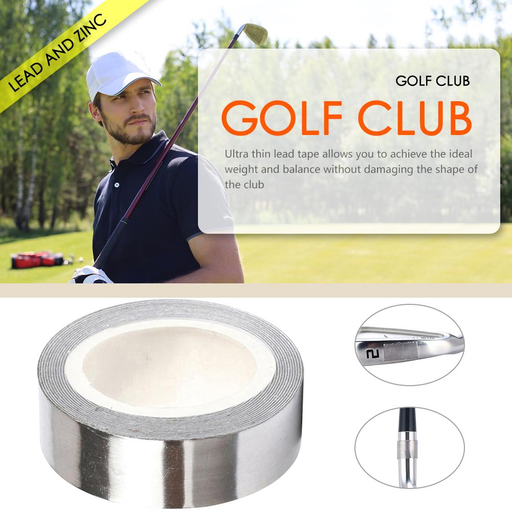 4-1Roll Professional Lead Weights Golf Lead Tape 30/50/100g Weight Self-Adhesion Putter Wedge Clubs Head Tapes for Putter Racket