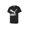 (WMNS) PUMA Classics Футболка с логотипом Большой логотип Короткий рукав Черный Женская 596512-71
