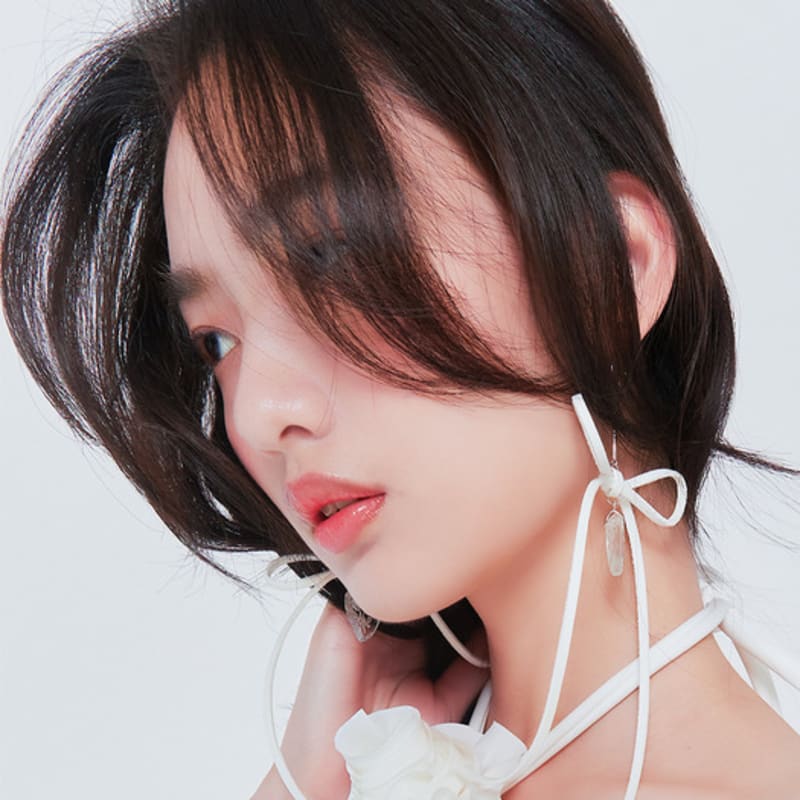 LOVUEE Angel Earrings with Crystal Heart