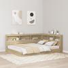 VidaXL Bookcase Bed Sonoma Oak 140x200 Cm Engineered Wood 3335730