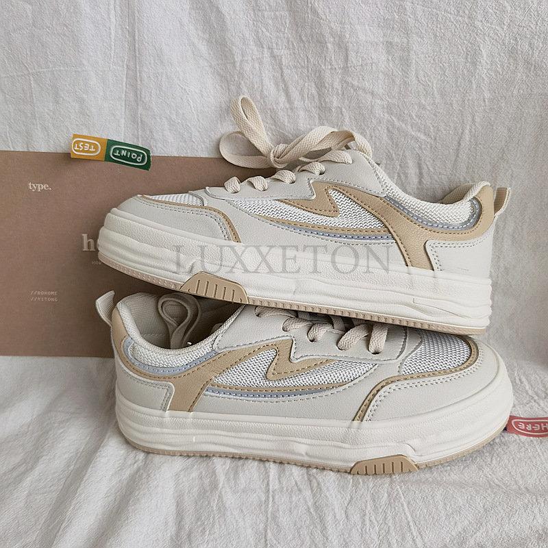 Женские дышащие сетчатые балетки Кроссовки женские Вулканизированные туфли Летние кроссовки на платформе Женские брендовые туфли на шнуровке Трендовые кроссовки