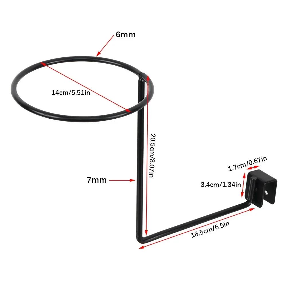 Steel Motorcycle Accessories Helmet Holder Hanger Rack Wall Mounted Hook For Coats Hats Caps Helmet Rack Black Helmet Mounts