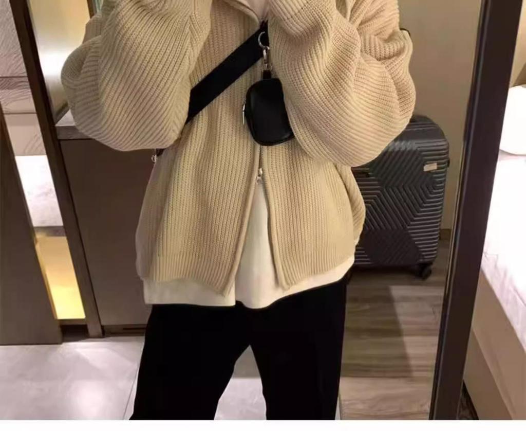 Мужской ретро вязаный кардиган - Осенний тренд, универсальный и утепленный свитер