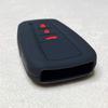 Силиконовый чехол для смарт-ключа IKT для автомобилей Toyota, 3 кнопки, черно-красный, Corolla Cross,