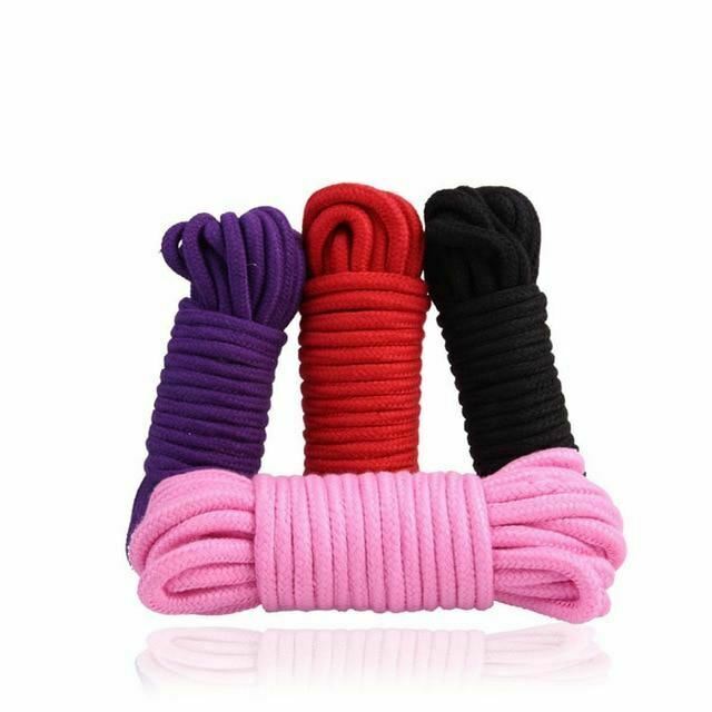 Soft Cotton Knitted Rope Kink Fetish Restraints Rope & Suspension