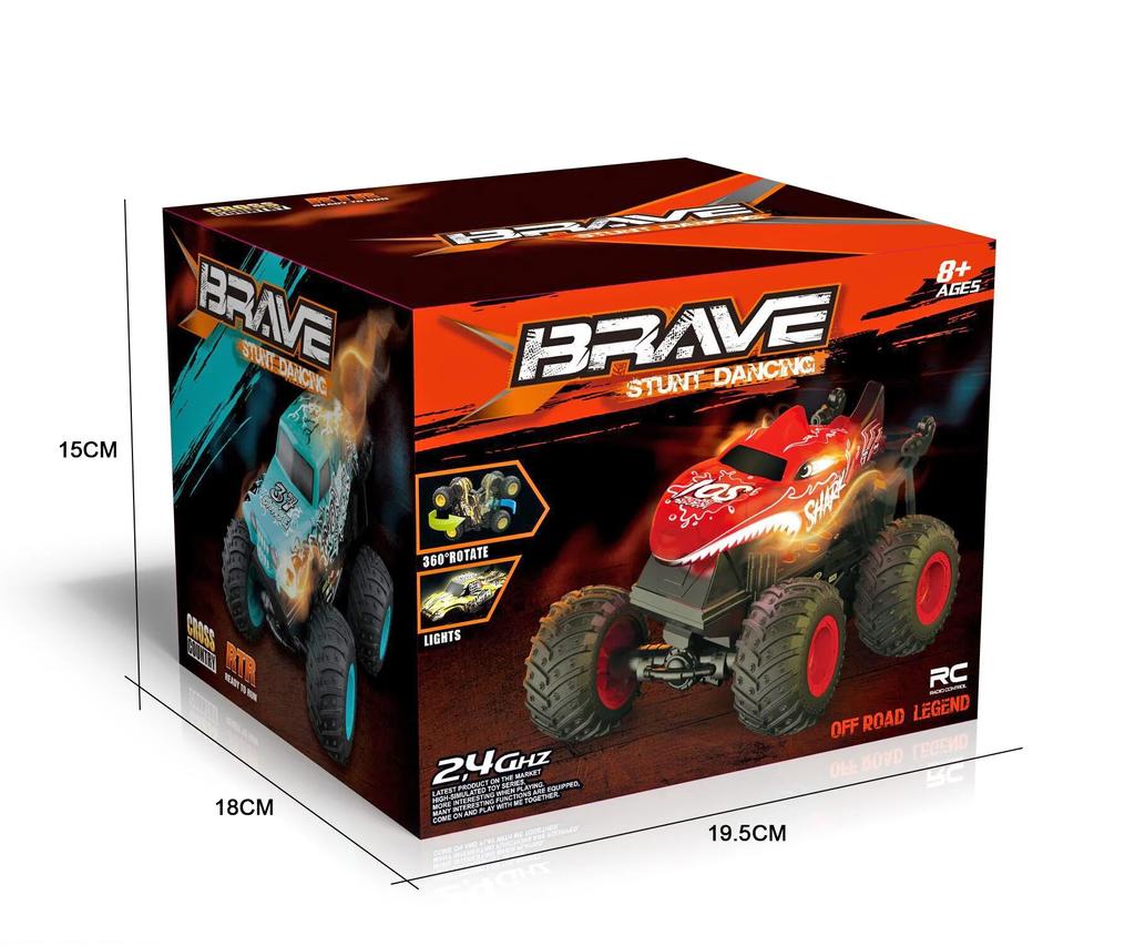 4WD RC Car With Led Lights 2.4G Radio Remote Control Cars Off Road Control Trucks Boys Toys for Children