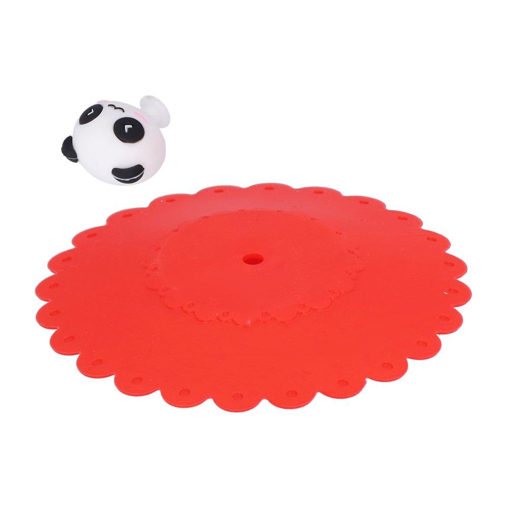 6Pcs Soft Flexible Mug Cover Silicone Anti-Dust Cup Cover Cartoon Food Lid For Hot Beverages