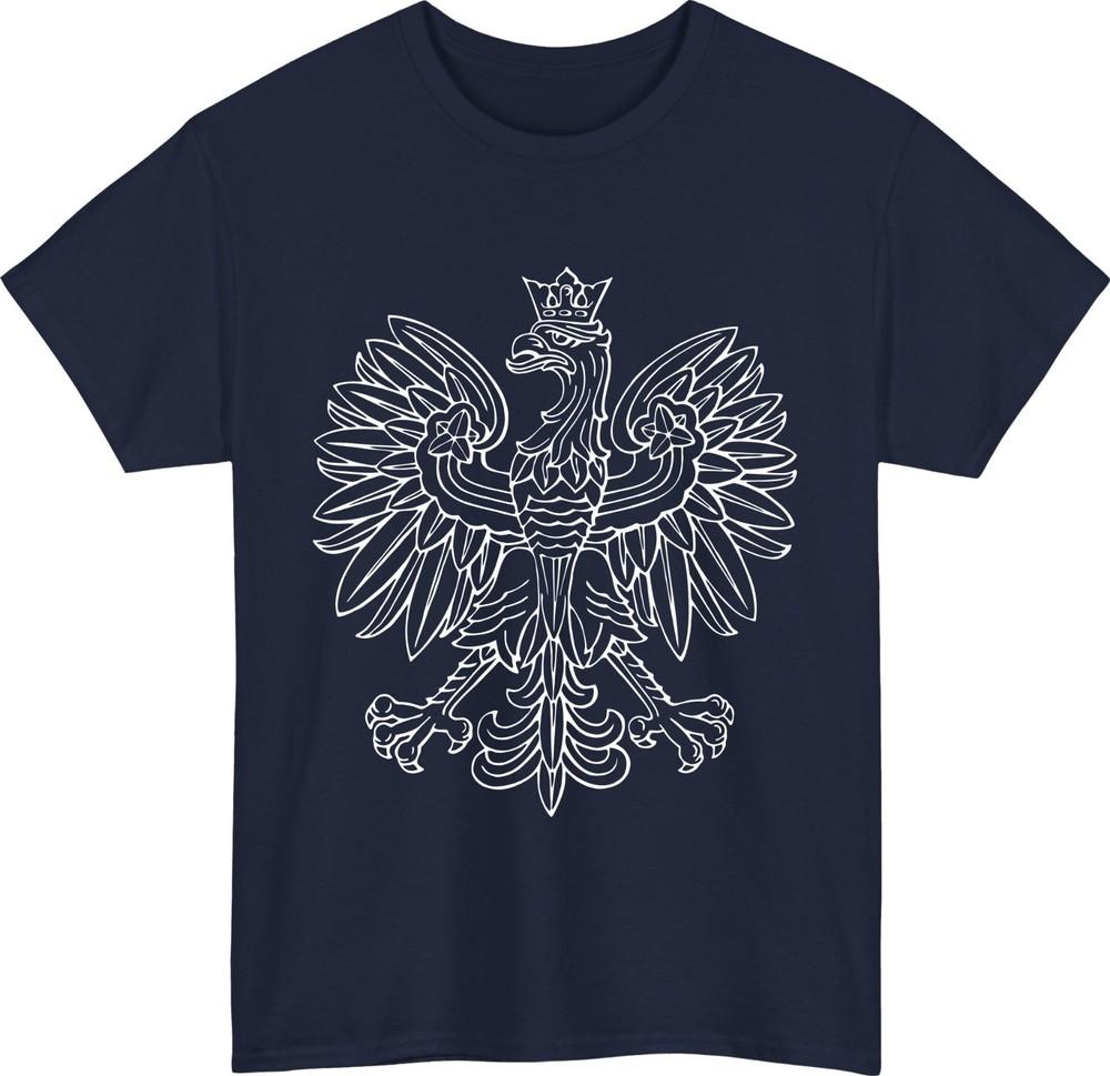Royal polish crowned eagle tshirt poland heritage crest national symbol tee top