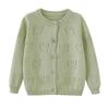 Girls' Small Jacket, Baby Sweater, Knitted Cardigan, Children's Top, Breathable Thin Shirt