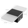 LED Wall Light Modern 3W Rectangular Acrylic LED Wall Sconces Light Bedside Decoration Lamp