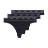 Hugo Womens/Ladies Logo Thong (Pack of 3)