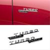 2Pcs/set TURBO 4MATIC Car Emblem Badge Logo Side Fender Sticker Decal Fit For M//ercedes B//enz A/M/G