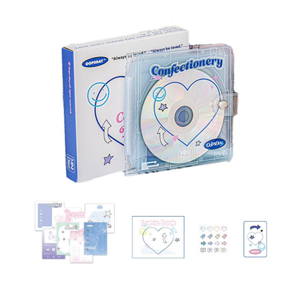 Ретро CD Корейский Идол Фотокарты Коллекционный Альбом Переплет A7 Обложка для Блокнота Канцелярские товары Фотоальбом DIY Органайзер для Хранения Карт