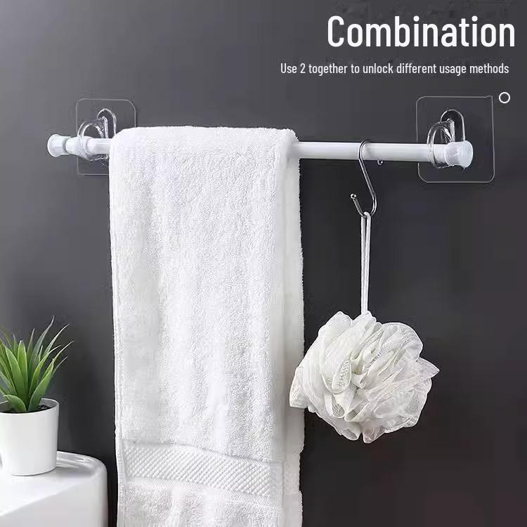 Multifunctional Punch-Free Bathroom Hook for Shampoo & Shower Gel