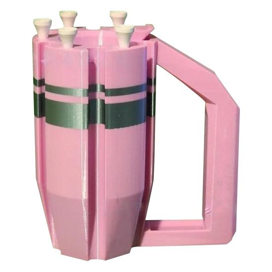 3D-печатный держатель для клюшек для гольфа с держателем для ти и мячей Вмещает до 6 клюшек для гольфа Цилиндрический держатель для клюшек для гольфа Органайзер Подставка Аксессуар для гольфа