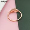 Женское кольцо SIMJOO с цирконовым камнем, стильное и элегантное индивидуальное кольцо