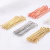 50Pcs Copper T-shaped Needle 9-shaped Ball-shaped Needle For DIY Necklace Bracelet Earrings Jewelry Making Craft Accessories