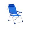Folding Chair - Marbueno - Blue - Aluminum - 5 Positions - Resistant