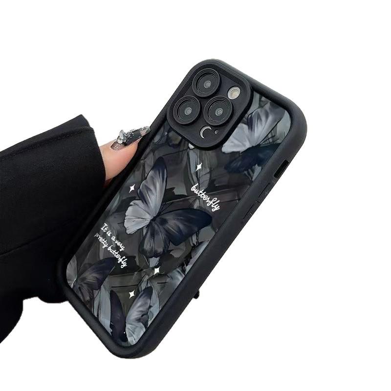 Креативный чехол-бабочка для iPhone 13, 14, 15, 16 Pro и Apple 17 Pro - Европейский и американский дизайн