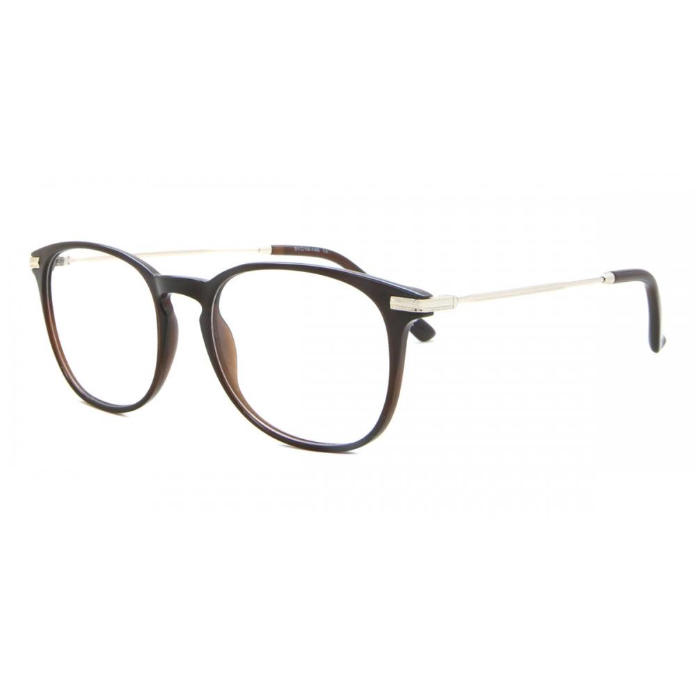 Full Rim Oval Dark Brown Smartbuy Collection Simone Ac3d Fashion Unisex Eyeglasses