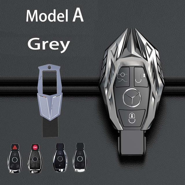 Автомобильные аксессуары из цинкового сплава, брелок для ключей, защитный чехол, подходит для Mercedes Benz EC Class W204 W212 W176 GLC CLA GLA