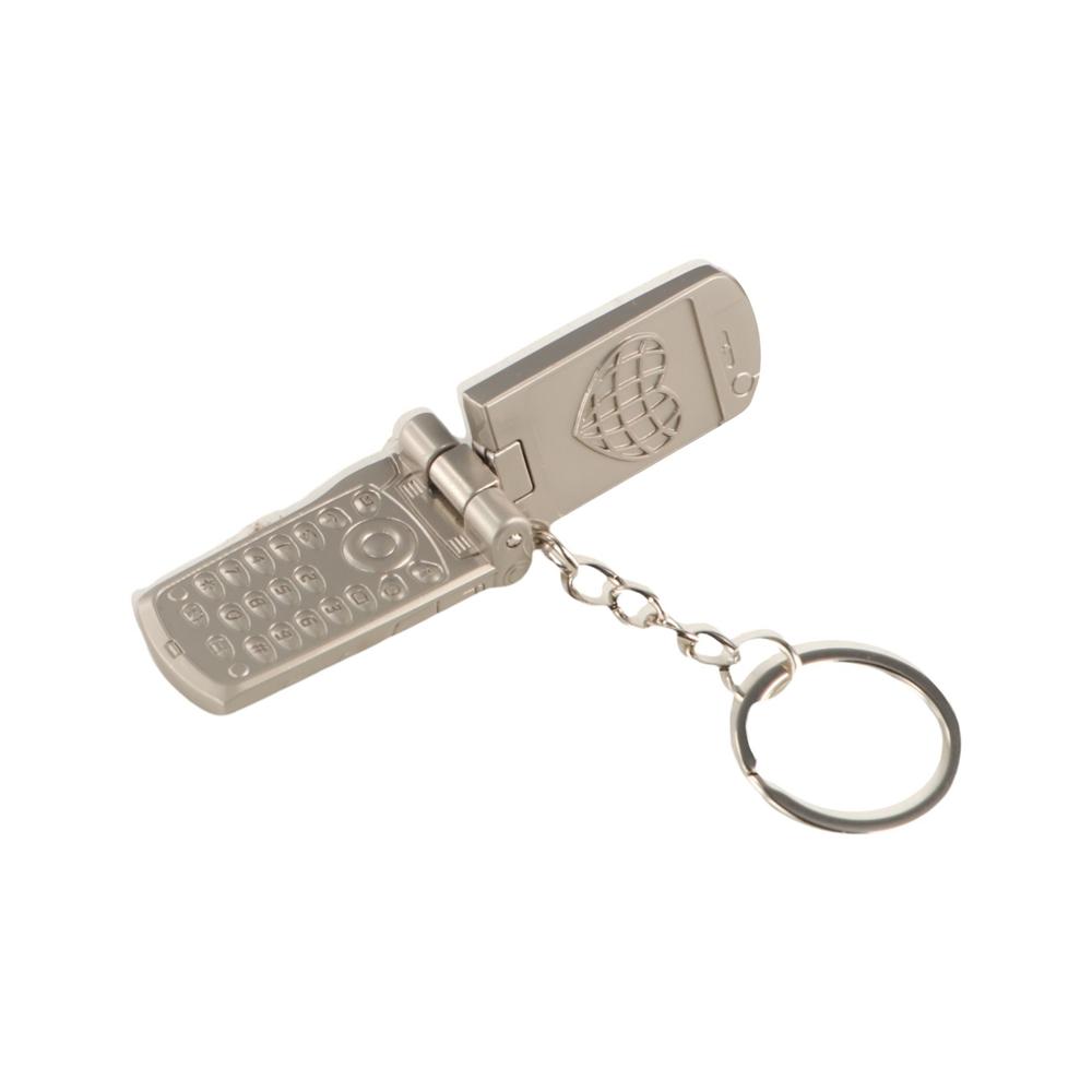 Mini Mobile Phone Shaped Keychain Vintage Flip Phone Model Keychain Gift for Kids