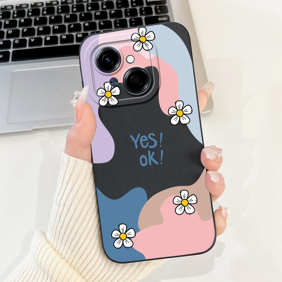 Чехол для Tecno Spark Go 1 Go1 Милый Мультяшный Чехол Мягкий Силикон Fundas Чехол для Телефона Для Tecno SparkGo Spark Go 2025 Задняя Крышка Capa