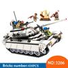 Enlighten 3206 Building Block Peacekeeping Force Thunder Mission Tank Attach 429pcs Educational Bricks Toys For Children Gifts