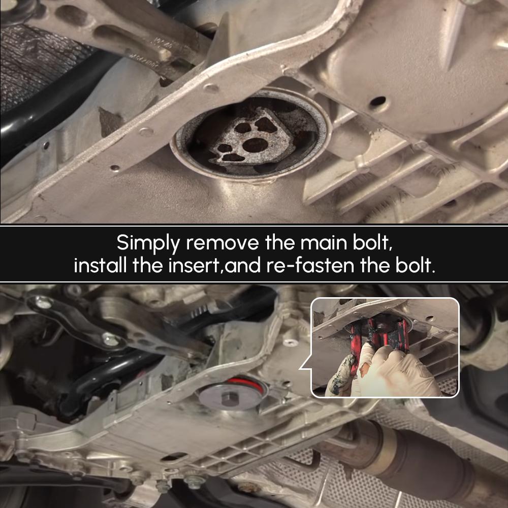 Engineering Dog Bone Engine Mount Insert Kit Street Fits FOR VW CC 09 + 2.0 TSI COLOR RED