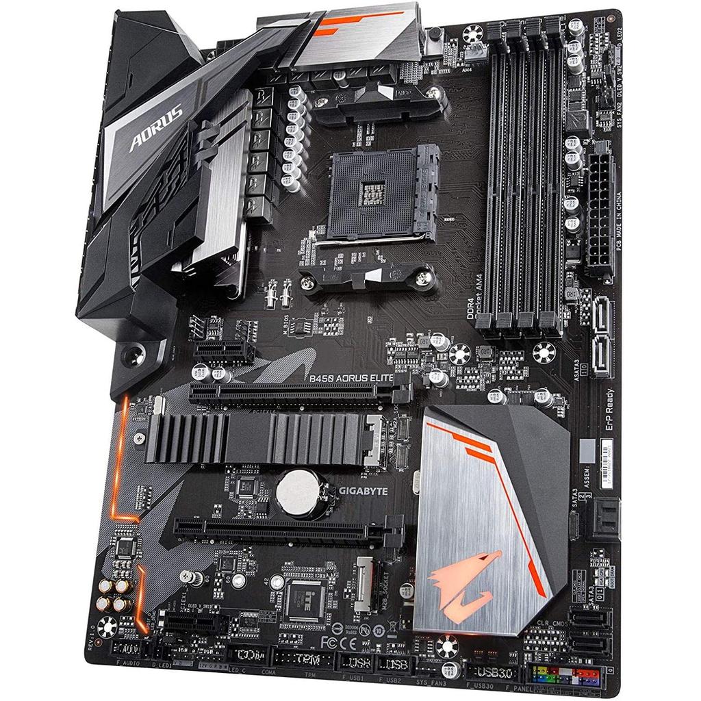 GIGABYTE B450 AORUS ELITE ATX игровая материнская плата AMD B450 MB4624 [с чипсетом]
