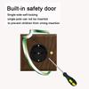 1/2/3/4gang1/2way European Vintage Passage Wall Light Solid Wood Brass Toggle Panel Switch Power Outlet Antique Home Decor