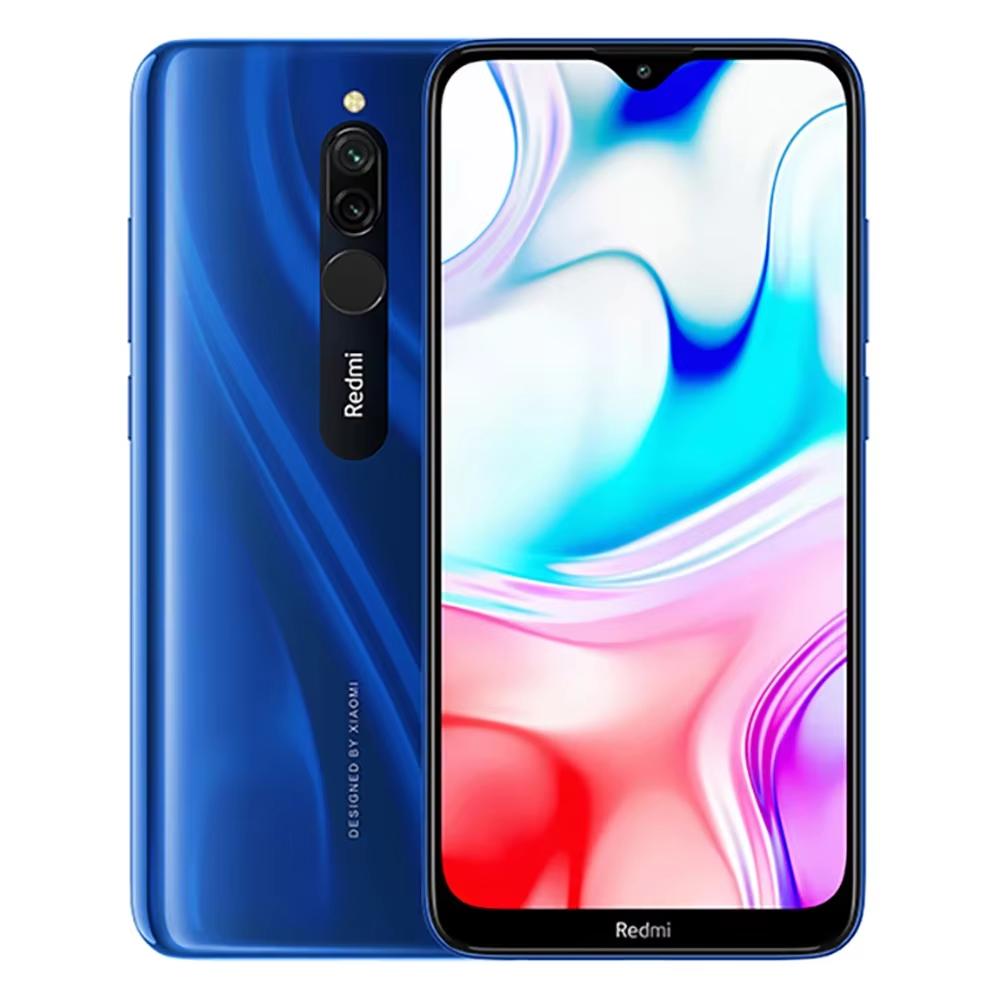 Оригинальный смартфон Xiaomi Redmi 8 4 ГБ 64 ГБ 4700 мАч Две SIM-карты 6,22'' 12 МП+2 МП+8 МП Snapdragon 439 Восьмиядерный 4G LTE Мобильный телефон