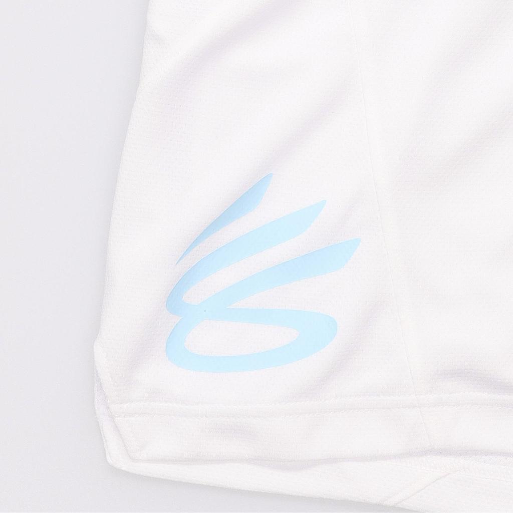 Under Armour Curry Splash Printed Drawstring Shorts Men Shorts White 1380327-100