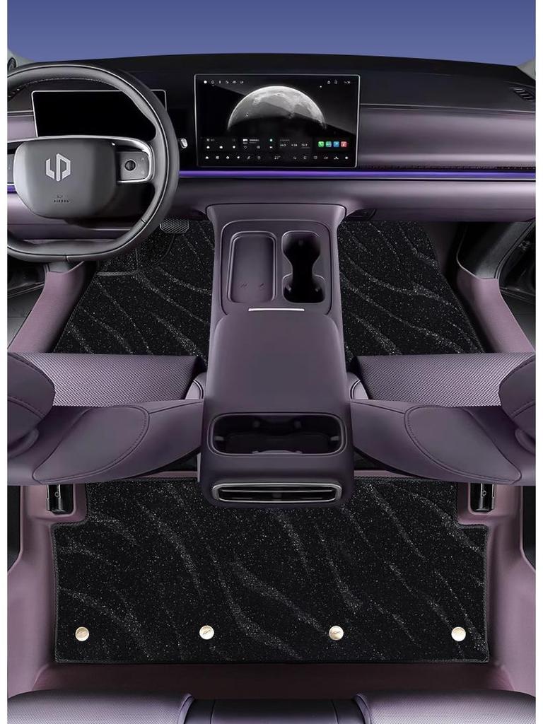 Коврики на пороги и пол Leapmotor C10 из ТПЭ: Модель 25/26, Полное покрытие, Двухслойный, Цвет оригинального автомобиля, Устойчив к грязи и износу.