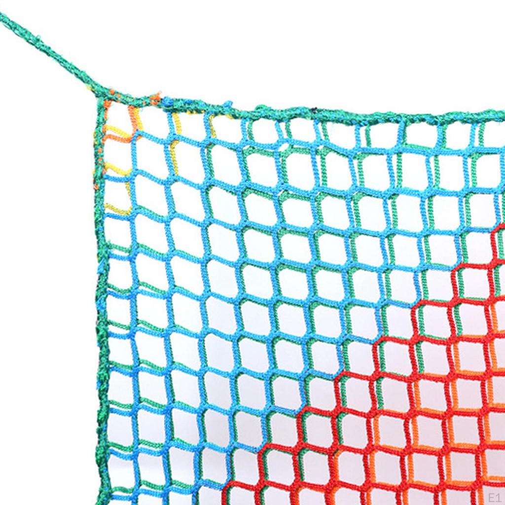 Playground Safe Net Double Layers Protection, Bridge Nylon Climbing Cargo for Kids