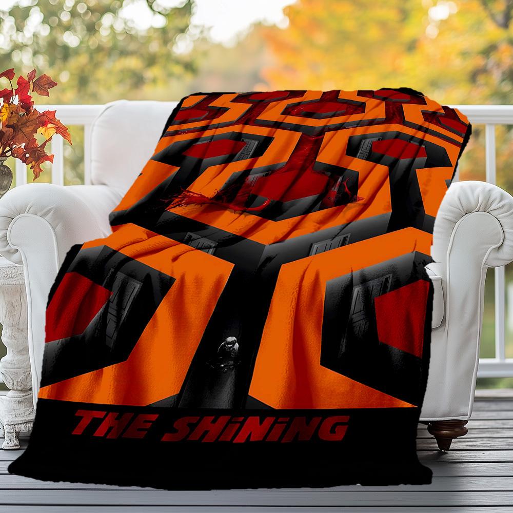 1pc THE SHINING Outdoor Flannel Blanket Soft Plush Decor for Picnics, camping,Bedroom, Playroom, or Lunch Break, Perfect Gift