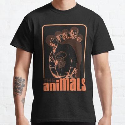 Классическая рождественская футболка The Animal 60-х годов, сделано в США, размеры S-3XL