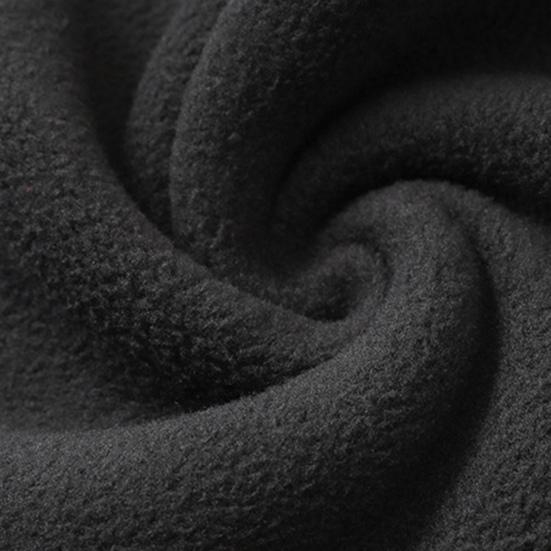 2Pcs/Set Winter Hat Scarf Set Solid Color Polar Fleece Thickened Riding Hat Adjustable Drawstring Neckerchief Set