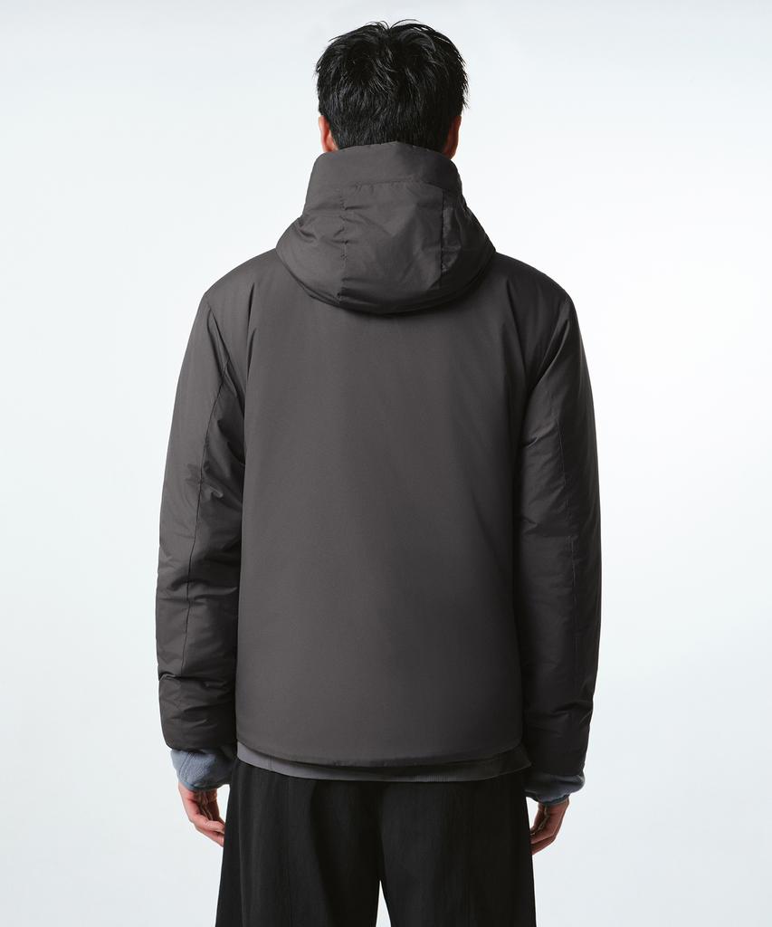 MUSINSA STANDARD [City Leisure] Hooded All-Round Padded Jacket [Grey]