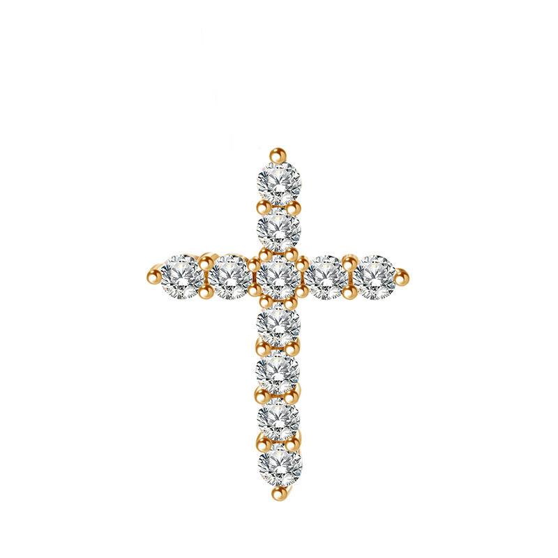 Популярное женское ожерелье-крест, модная и универсальная подвеска, цепочка на ключицу, цепочка на шею