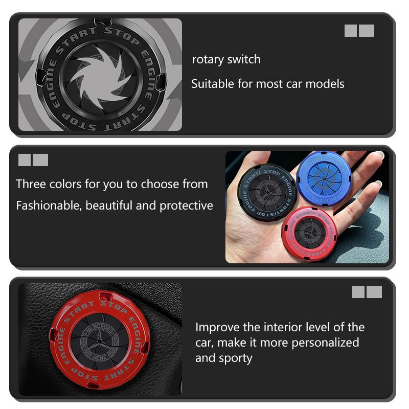 Push Start Button Cover Start Stop Protective Push Button Cover Auto Accessories For Benz AMG W213 W124 W108 W126 Exclusive W204 PH8