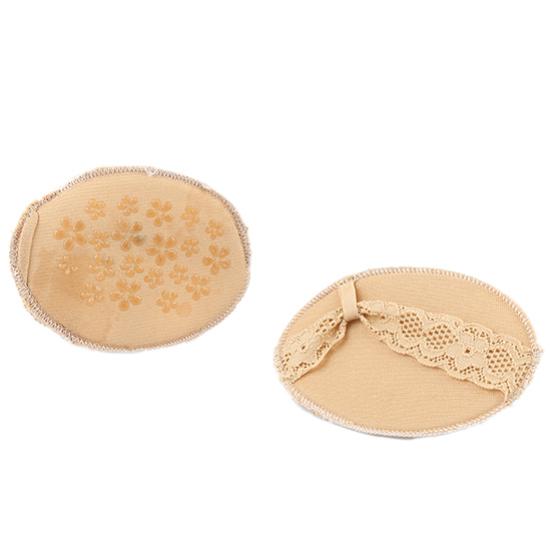 1 пара кружевных невидимых противоскользящих подушечек для обуви на высоком каблуке в передней части стопы на половину ярда