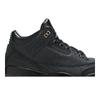 Air Jordan 3 Retro 'Black Flip' (Unisex) Black / Metallic Silver Vintage Basketball Shoes 315767 001