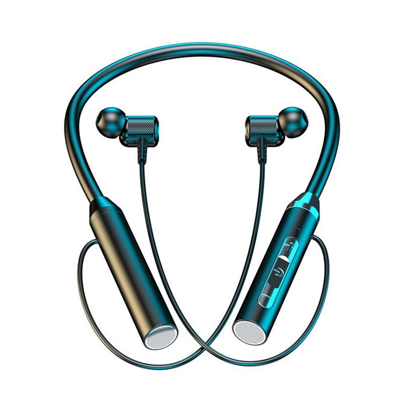 Sport Bluetooth Wireless Headset Hanging Neck Sports Binaural In-Ear Headset Neck Hanging Type Super Long Standby Life Headphone