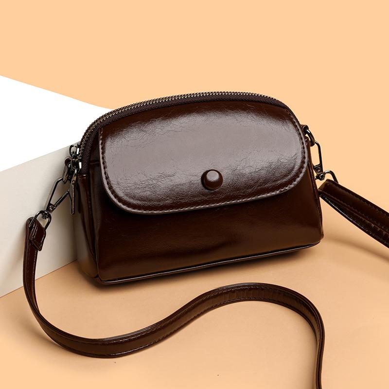 Новая женская сумка через плечо, Высококачественная сумка кроссбоди из искусственной кожи, Простая сумка на плечо, Повседневная сумочка, Подходящая для ежедневного использования и шопинга