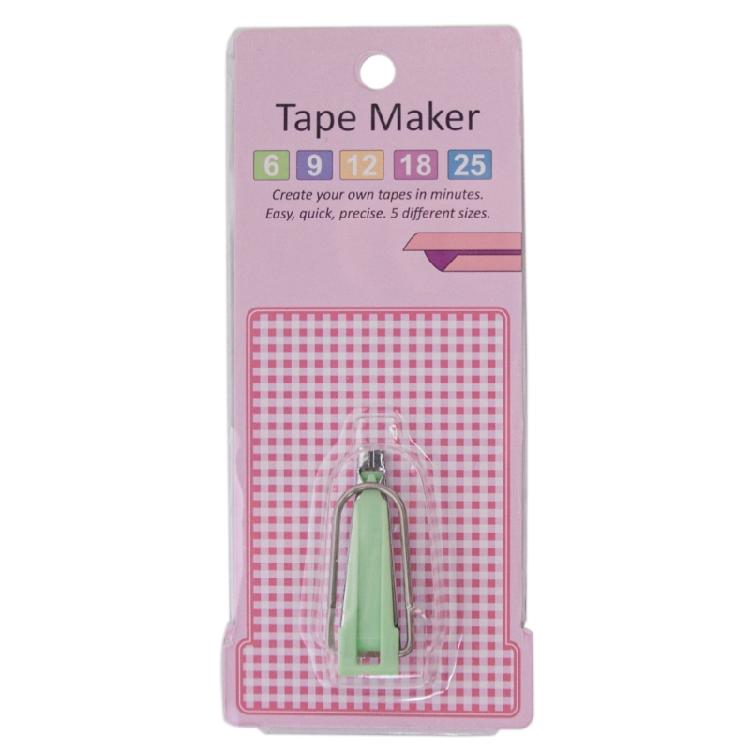 Bias Tape Maker 5 Size 6/9/12/18/25mm Tape Maker Tool Quilting Tool for Fabric Sewing