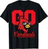 Cardinal Bird Men Women T-Shirt