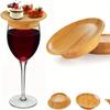 Simple Household Convenience Tools Red Wine Cup Lid Cup Lid Wine Glass Charcuterie Topper Cooked Food Board Red Wine Cup Coaster